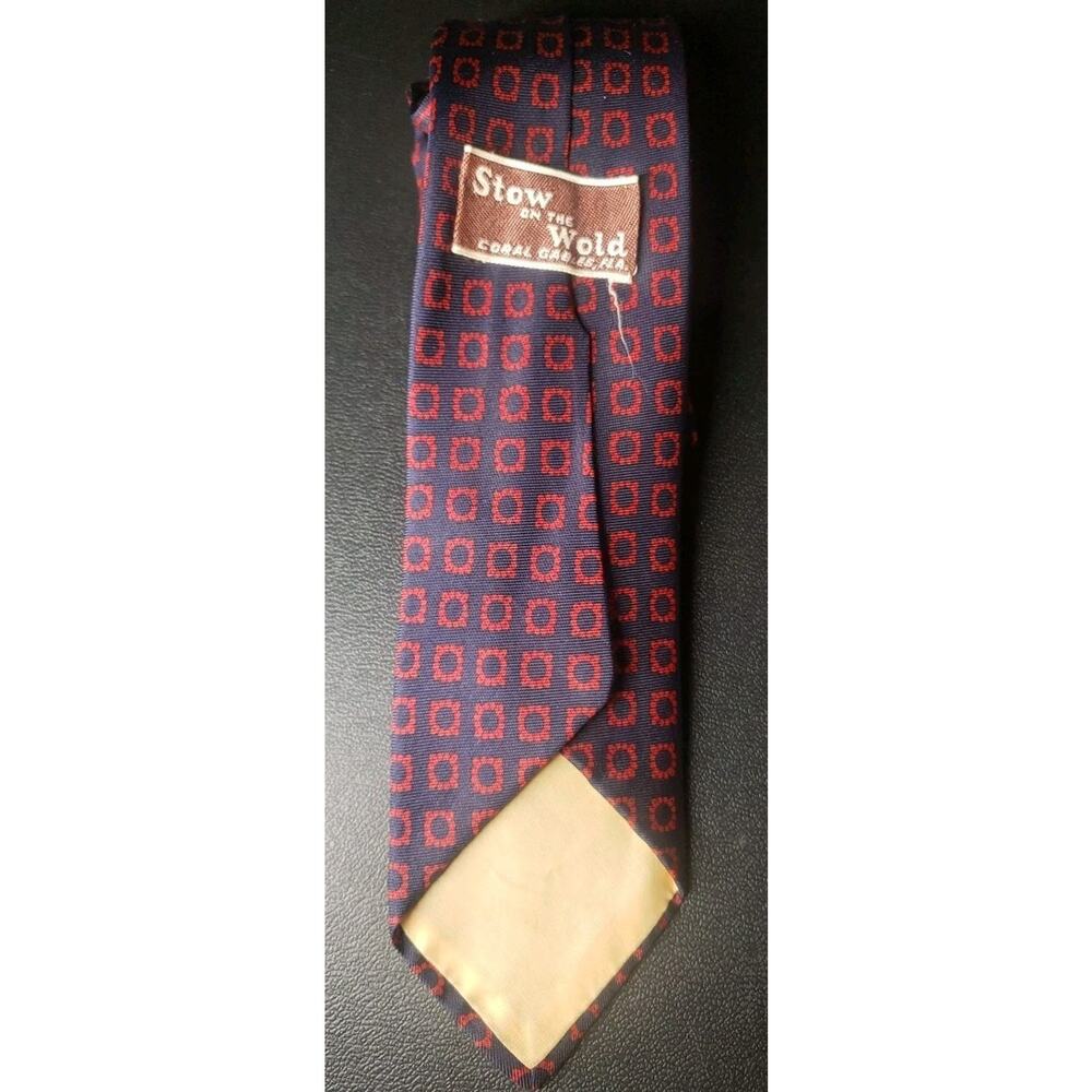 Stow On The Wold Vintage Neck Tie Florida Silk Ivy League Madmen